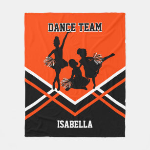 Couverture Polaire Danse orange / Cheval Team Kids