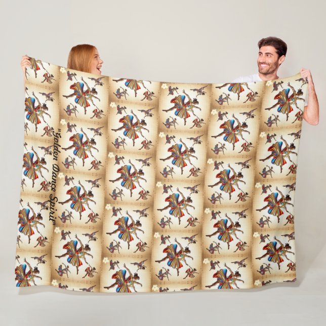 Couverture Polaire "Danse pour inspirer les âmes" (En situation)