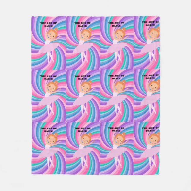 Couverture Polaire Danseur Ballerina (Devant)