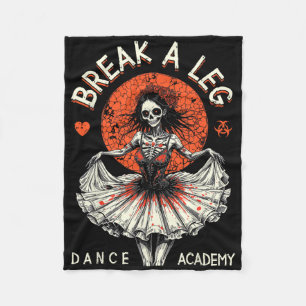 Couverture Polaire Danseur de ballet Zombie Ballerina Dance Academy F