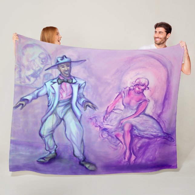 Couverture Polaire Danseurs Fleece Blanket (En situation)