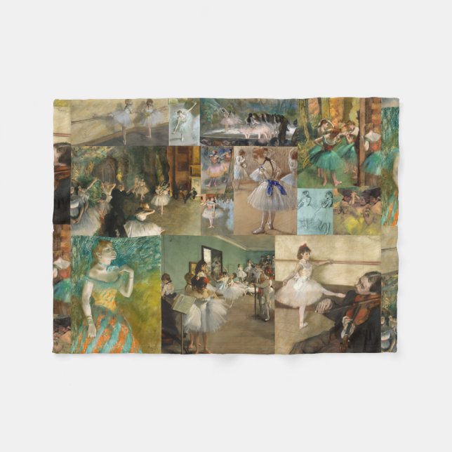 Couverture Polaire Danseuses de ballet Edgar Degas Peintures et dessi (Devant (Horizontal))
