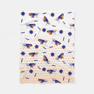 Couverture Polaire Dart Gun Battle War Boys Motif cible