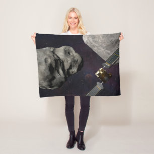 Couverture Polaire Dart Spacecraft Et Le Liciacube Avant Impact