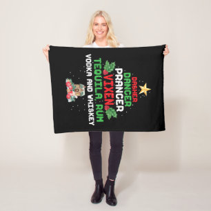 Couverture Polaire Dasher Arbre Danseur Vixen Tequila Whiskey