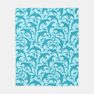 Couverture Polaire Dauphins mignons