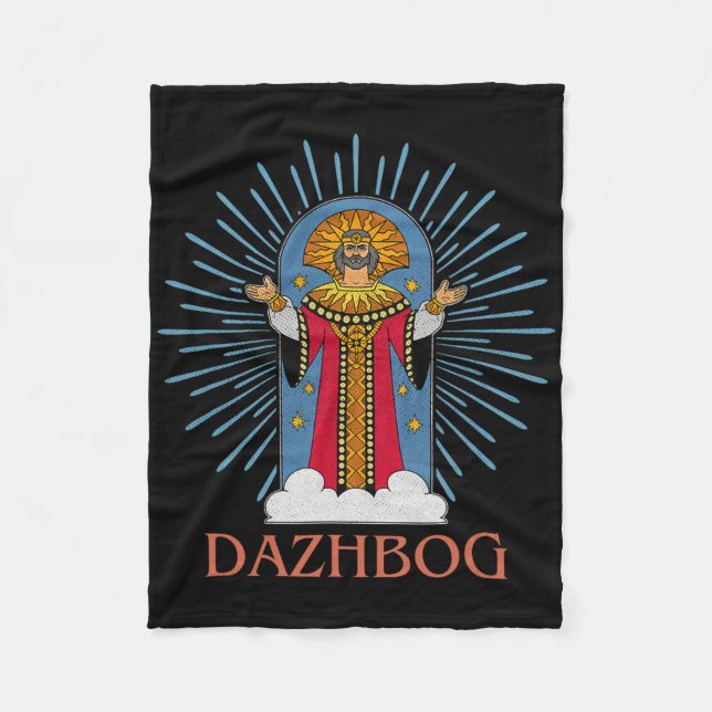 Couverture Polaire Dazhbog Ancient Mythological Slavic Paganism Russi (Devant)