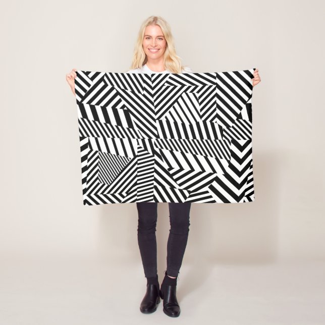 Couverture Polaire Dazzle Camouflage (En situation)