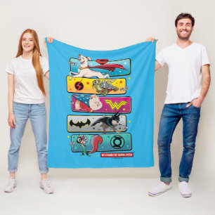 Couverture Polaire DC League of Super-Pets Panels