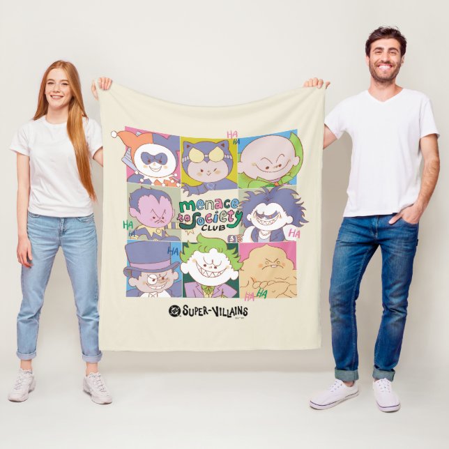 Couverture Polaire DC Super-Villain Menace To Society Club Graphic (En situation)