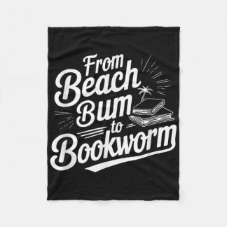 Couverture Polaire De Beach Bum à Bookworm _1