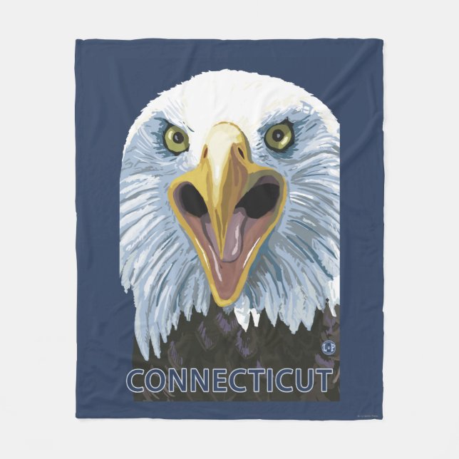 Couverture Polaire De ConnecticutEagle fin (Devant)
