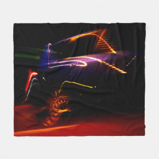 couverture polaire de danse de voiture violette
