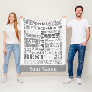 Couverture Polaire De fête d'anniversaire cadeaux uniques et
