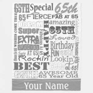 Couverture Polaire De fête d'anniversaire cadeaux uniques et