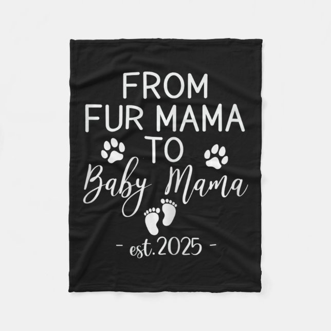Couverture Polaire De Fur Mama À Ba (Devant)