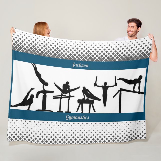 Couverture polaire de gymnastique pour garçons ave (En situation)