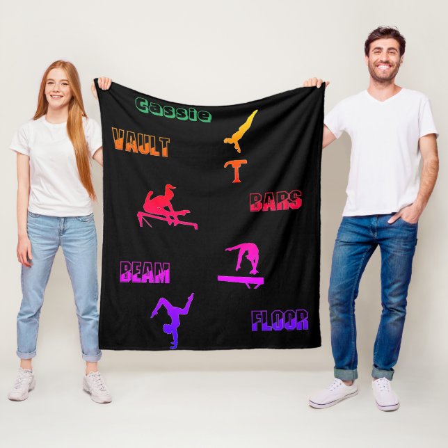 Couverture polaire de gymnastique Sauteuse, Barres (En situation)
