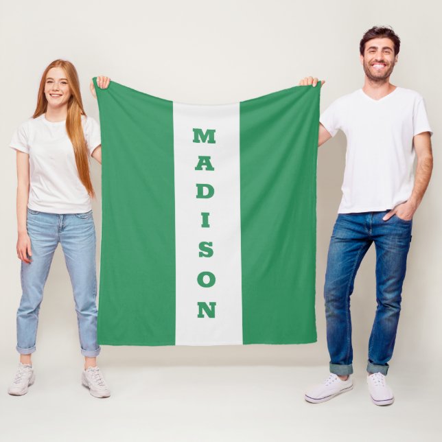 Couverture polaire de nom personnalisé (En situation)