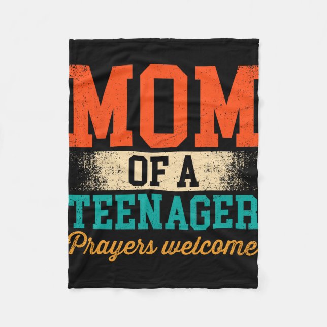 Couverture Polaire De Prières Adolescentes Accueillent Les Femmes Mot (Devant)