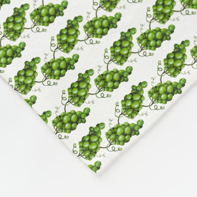 Couverture polaire de raisins verts (Coin)