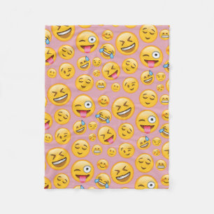 Couverture Polaire De rire motif bruyant (lol) d'Emoji