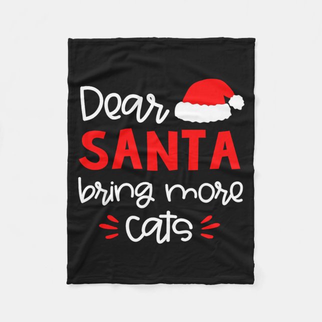 Couverture Polaire Dear Santa Shirt Funny Matching Family Christmas P (Devant)
