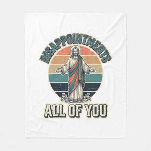 Couverture Polaire Déceptions drôles vous tous T-shirt religieux D