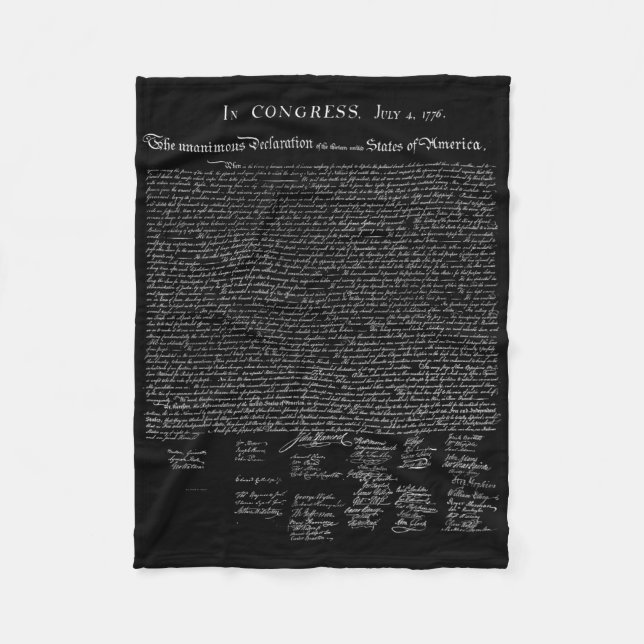 Couverture Polaire Déclaration d'indépendance des États-Unis d'Amériq (Devant)