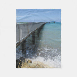 Couverture Polaire Déclencher des vagues sur la conception des quais