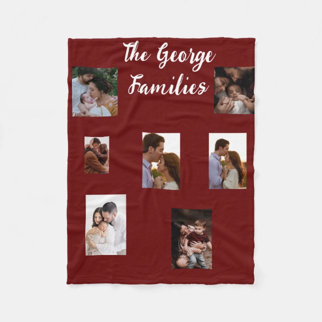 Couverture Polaire Décor de la maison familiale moderne de la Marine (Devant)