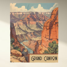 Décoration de cabine rétro du Grand Canyon