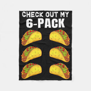 Couverture Polaire Découvrez Mon Pack Six Funny Taco Boxe Cinco De M