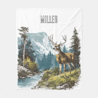 Couverture Polaire Deer Nature 