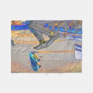 Couverture Polaire Défiler le pont - Trick de skateboard