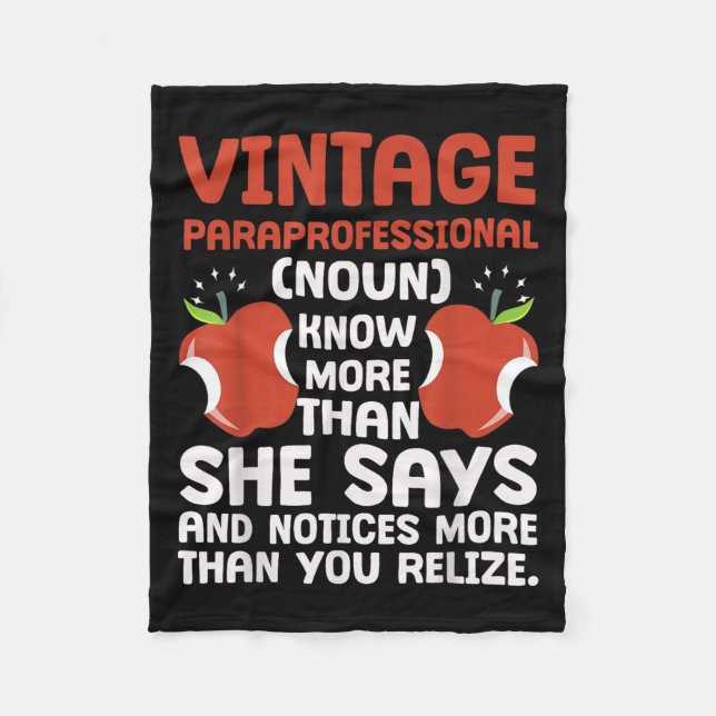 Couverture Polaire Définition paraprofessionnelle de la fierté éducat (Devant)