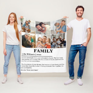 Couverture Polaire Définition personnalisée de la famille de collages