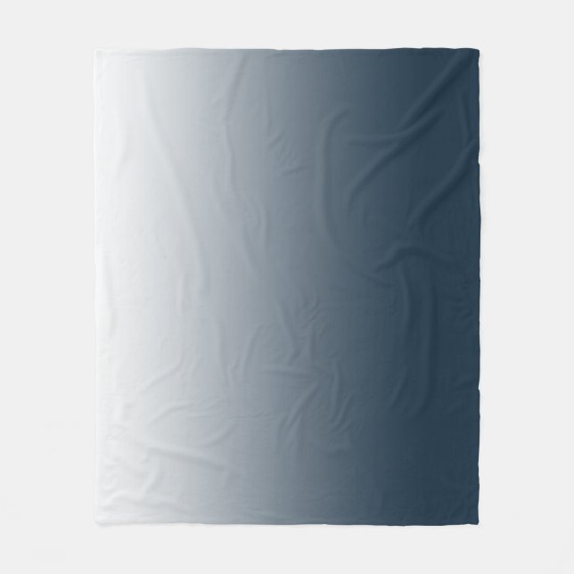 Couverture Polaire Dégradé bleu (Devant)