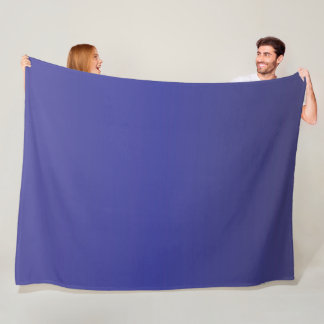 Couverture Polaire Dégradé Bleu Indigo