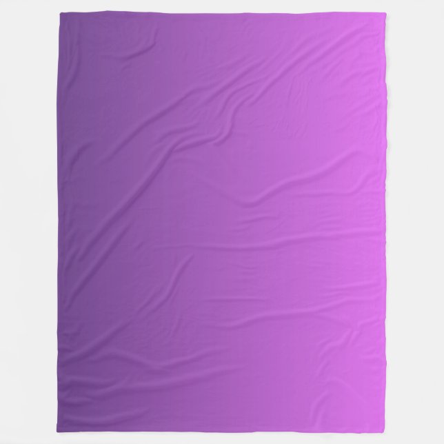 Couverture Polaire dégradé foncé violet (Devant)