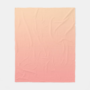Couverture Polaire Dégradé rose et rose