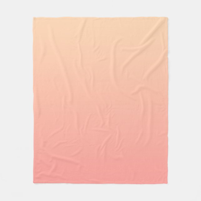 Couverture Polaire Dégradé rose et rose (Devant)