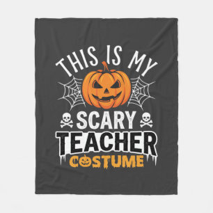 Couverture Polaire Déguisement de professeur effrayant pour Halloween
