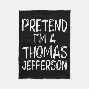 Couverture Polaire Déguisement de Thomas Jefferson pour Halloween P