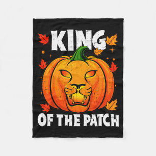 Couverture Polaire Deguisement Halloween Lion Roi Citrouille du Patch