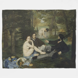 Couverture Polaire Déjeuner sur l'herbe by Edouard Manet