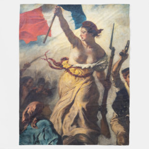 Couverture Polaire Delacroix - La Liberté guidant le peuple de près