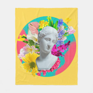 Couverture Polaire Délicat. Collage avec la tête de plâtre isoler