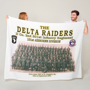 Couverture Polaire DELTA RAIDERS à FT. CAMPBELL