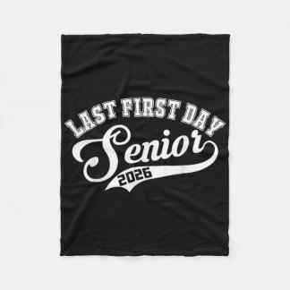Couverture Polaire Dernier premier jour Senior 2026 Senior Year 2026